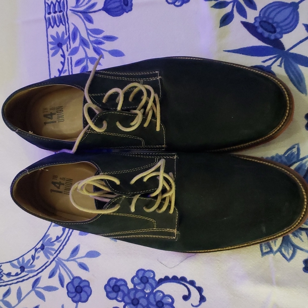 14th & Union blue suede shoes